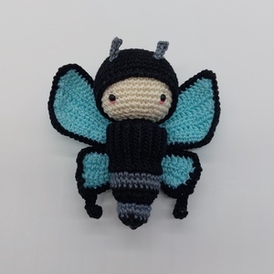 Fergeteges átalakulás Amigurumi fecskefarkú pillangó - Meska.hu