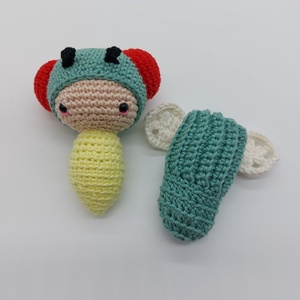 A nagy átalakulás Amigurumi légy, Játék & Sport, Plüssállat & Játékfigura, Más figura, Horgolás, MESKA