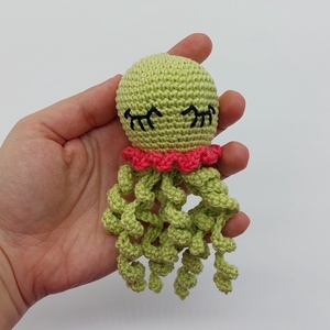 Amigurumi polip - játék & sport - plüssállat & játékfigura - polip - Meska.hu