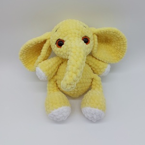 Pihe-puha amigurumi elefánt, Játék & Sport, Plüssállat & Játékfigura, Elefánt, Horgolás, MESKA