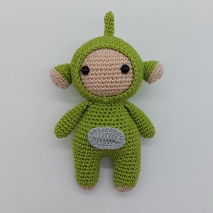 Zöld kis amigurumi figura, Játék & Sport, Plüssállat & Játékfigura, Más figura, Horgolás, MESKA