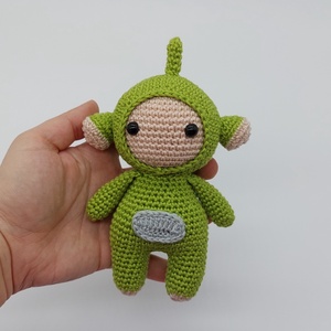 Zöld kis amigurumi figura - játék & sport - plüssállat & játékfigura - más figura - Meska.hu