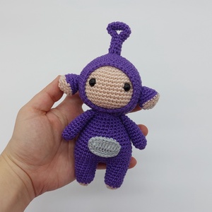 Lila kis amigurumi figura - játék & sport - plüssállat & játékfigura - más figura - Meska.hu
