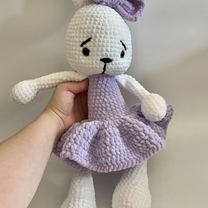 Óriás amigurumi nyuszi - játék & sport - plüssállat & játékfigura - nyuszi - Meska.hu