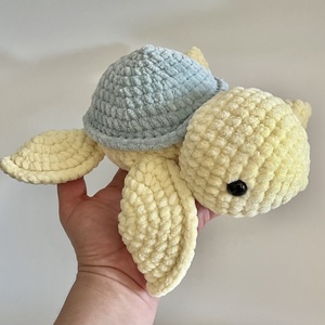 Amigurumi teknős  - játék & sport - plüssállat & játékfigura - más figura - Meska.hu