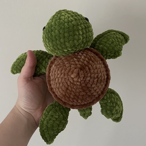 Amigurumi teknős - játék & sport - plüssállat & játékfigura - más figura - Meska.hu