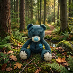 Amigurumi mackó - Meska.hu