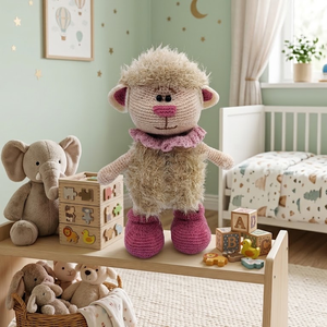 Öltöztethető amigurumi manócska - Meska.hu