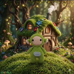 Zöld kis amigurumi figura, Játék & Sport, Plüssállat & Játékfigura, Plüss mesefigurák, Horgolás, Aranyos zöld kis amigurumi figura 100% pamut Catania fonalból.

A szemeihez biztonsági szemeket has..., MESKA