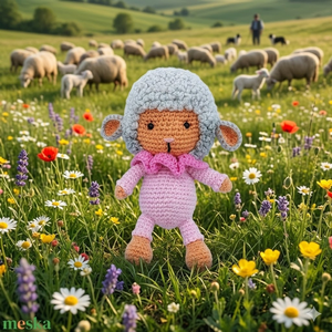 Amigurumi bárányka - Meska.hu