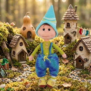 Pajkos pajtás Amigurumi fiúcska - Meska.hu