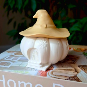 HAGRID'S HUT -  tök házikó alakú tégelyes illatgyertya - otthon & életmód - gyertya, illat, aroma - gyertya - Meska.hu