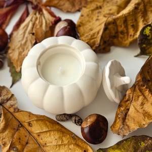 PUMPKIN - tök alakú tégelyes illatgyertya - otthon & életmód - gyertya, illat, aroma - gyertya - Meska.hu