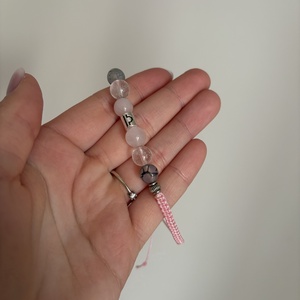 Egyedi ásványos makramé karkötő - ékszer - karkötő - ásványkarkötő - Meska.hu