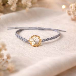 Kézzel készült makramé karkötő, Ékszer, Karkötő, Fonott karkötő, Csomózás, MESKA