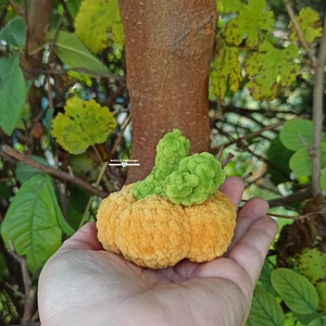 Horgolt tök , Játék & Sport, Plüssállat & Játékfigura, Játék gyümölcsök és zöldségek, Horgolás, Puha plüss fonalból horgolt amigurumi tök figura mustár színben, világoszöld szárral és kaccsal.

A..., MESKA