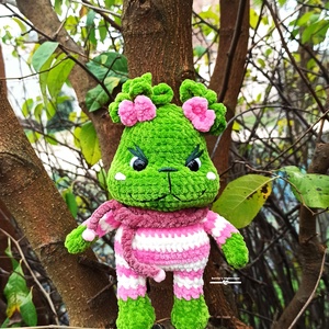 Horgolt Grincs lány , Játék & Sport, Plüssállat & Játékfigura, Plüss mesefigurák, Horgolás, MESKA