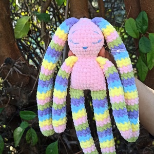 Horgolt nyuszi  - játék & sport - plüssállat & játékfigura - nyuszi - Meska.hu