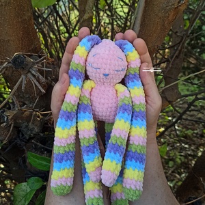 Horgolt nyuszi  - játék & sport - plüssállat & játékfigura - nyuszi - Meska.hu