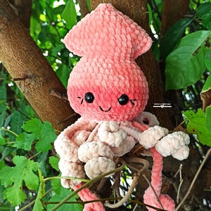 Horgolt tintahal , Játék & Sport, Plüssállat & Játékfigura, Polip, Horgolás, MESKA