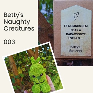 Horgolt Grinch ihlette kuki figura, Játék & Sport, Plüssállat & Játékfigura, Más figura, Horgolás, MESKA