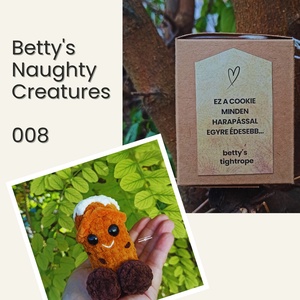 Horgolt cookie kuki, Játék & Sport, Plüssállat & Játékfigura, Más figura, Horgolás, MESKA