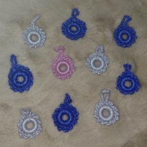 Horgoltdekoráció  - karácsony - karácsonyi lakásdekoráció - karácsonyi lakásdíszek - Meska.hu