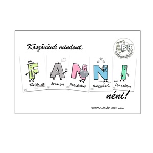 Pedagógus köszöntő ajándék 10x15 cm  - otthon & életmód - dekoráció - kép & falikép - poszter - Meska.hu