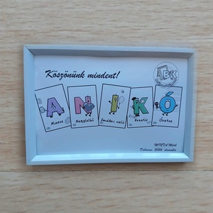 Pedagógus köszöntő ajándék 10x15 cm , Otthon & Életmód, Dekoráció, Kép & Falikép, Poszter, Fotó, grafika, rajz, illusztráció, MESKA