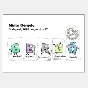 Betűmanó egyedi tulajdonságképek (szobadekor) A4 méretben - otthon & életmód - dekoráció - fali és függő dekoráció - betű & név - Meska.hu