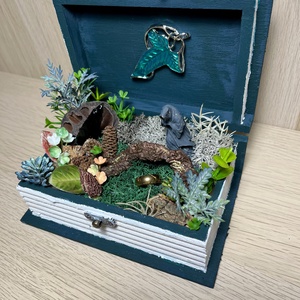 Gyűrűk ura könyv box, Otthon & Életmód, Dekoráció, Asztal és polc dekoráció, Asztaldísz, Mindenmás, Festett tárgyak, MESKA