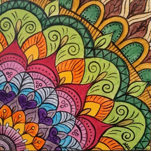 Mandala /akril festmény - Meska.hu
