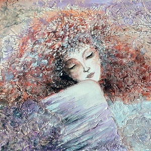 Portré/ akril , Művészet, Festmény, Akril, Festészet, MESKA