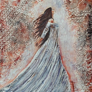 Lendület/ akril, Művészet, Festmény, Akril, Festészet, MESKA