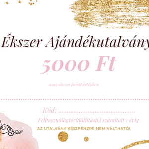 Ékszer ajándékutalvány - ékszer - ékszerszett - Meska.hu