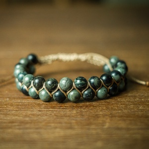 Női ásványkarkötő , Ékszer, Karkötő, Ásványkarkötő, Csomózás, Ékszerkészítés, MESKA