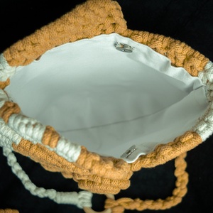 Makramé táska - táska & tok - kézitáska & válltáska - válltáska - Meska.hu