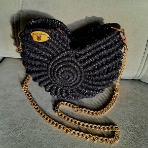 Alkalmi Makramé táska, Táska & Tok, Kézitáska & válltáska, Vállon átvethető táska, Csomózás, MESKA