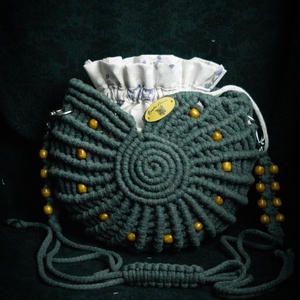  Makramé csiga táska - Meska.hu