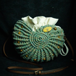  Makramé csigatáska - Meska.hu