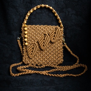 Makramé válltáska - Meska.hu