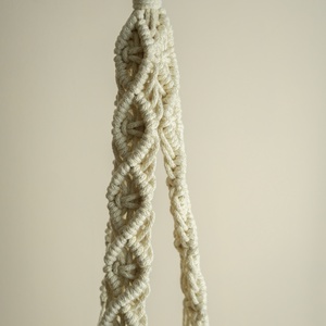  Makramé virágtartó  - otthon & életmód - virágdekoráció - virágtartó - függő virágtartó - Meska.hu