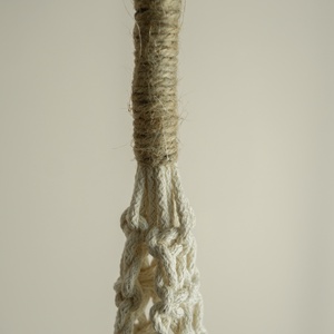  Makramé virágtartó  - otthon & életmód - virágdekoráció - virágtartó - függő virágtartó - Meska.hu