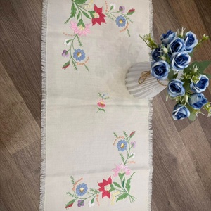 Vintage asztali futó  - otthon & életmód - lakástextil - abrosz, terítő - asztalfutó - Meska.hu