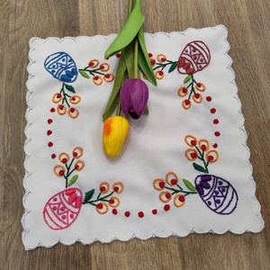 Húsvétra ajánlom  - ünnepi díszek, dekorációk - húsvéti díszek és dekorációk - húsvéti abrosz, terítő - Meska.hu