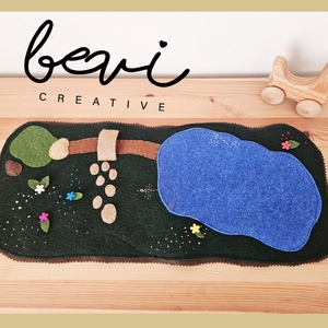 Gyapjúfilc játszószőnyeg  - Meska.hu