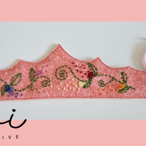 Gyapjúfilc tavaszváró korona  - játék & sport - szerepjáték - Meska.hu