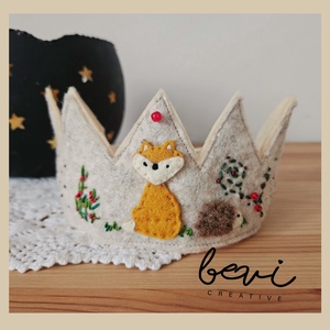 Erdei gyapjúfilc korona  - Meska.hu