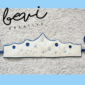 Kék gyapjúfilc korona  - játék & sport - szerepjáték - Meska.hu