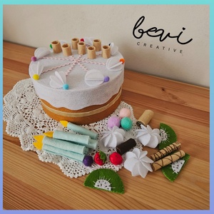 Szülinapi torta játék  - játék & sport - szerepjáték - Meska.hu